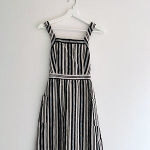 Madewell Apron Mini Dress in Evelyn Stripe